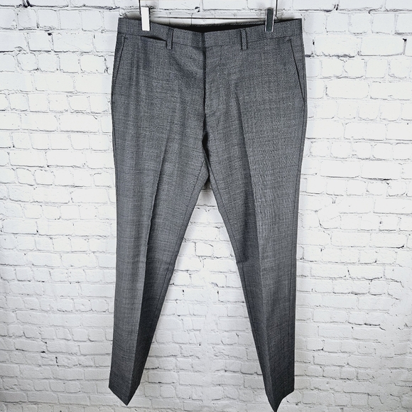 REISS | 3 piece grey/silver single button jacket suit set - Picture 11 of 16